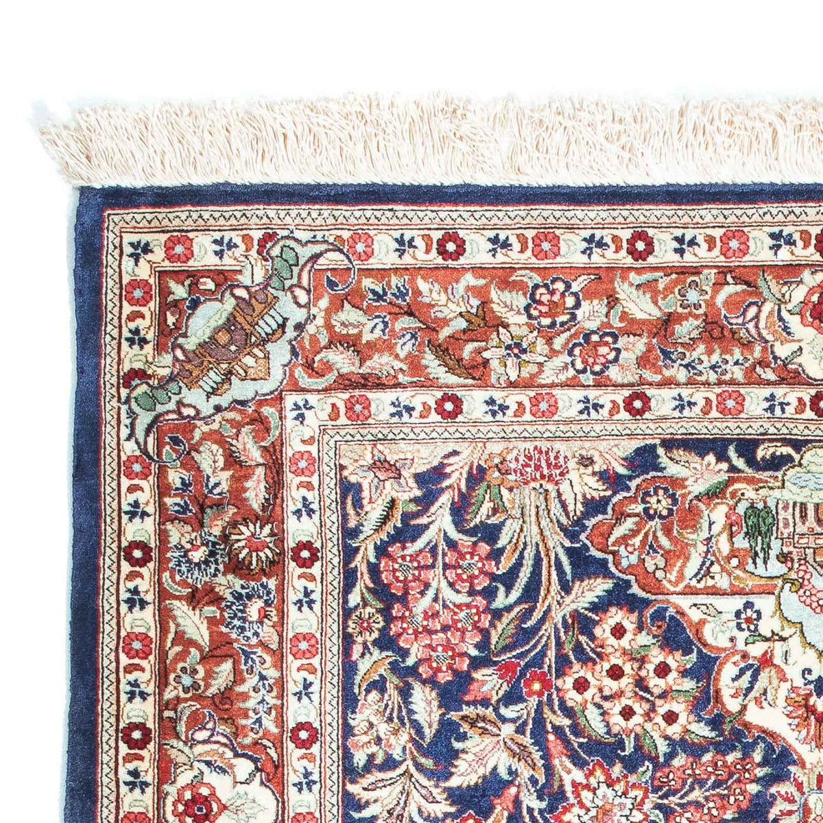 Perser Rug - Ghom - 118 x 80 cm - dark blue