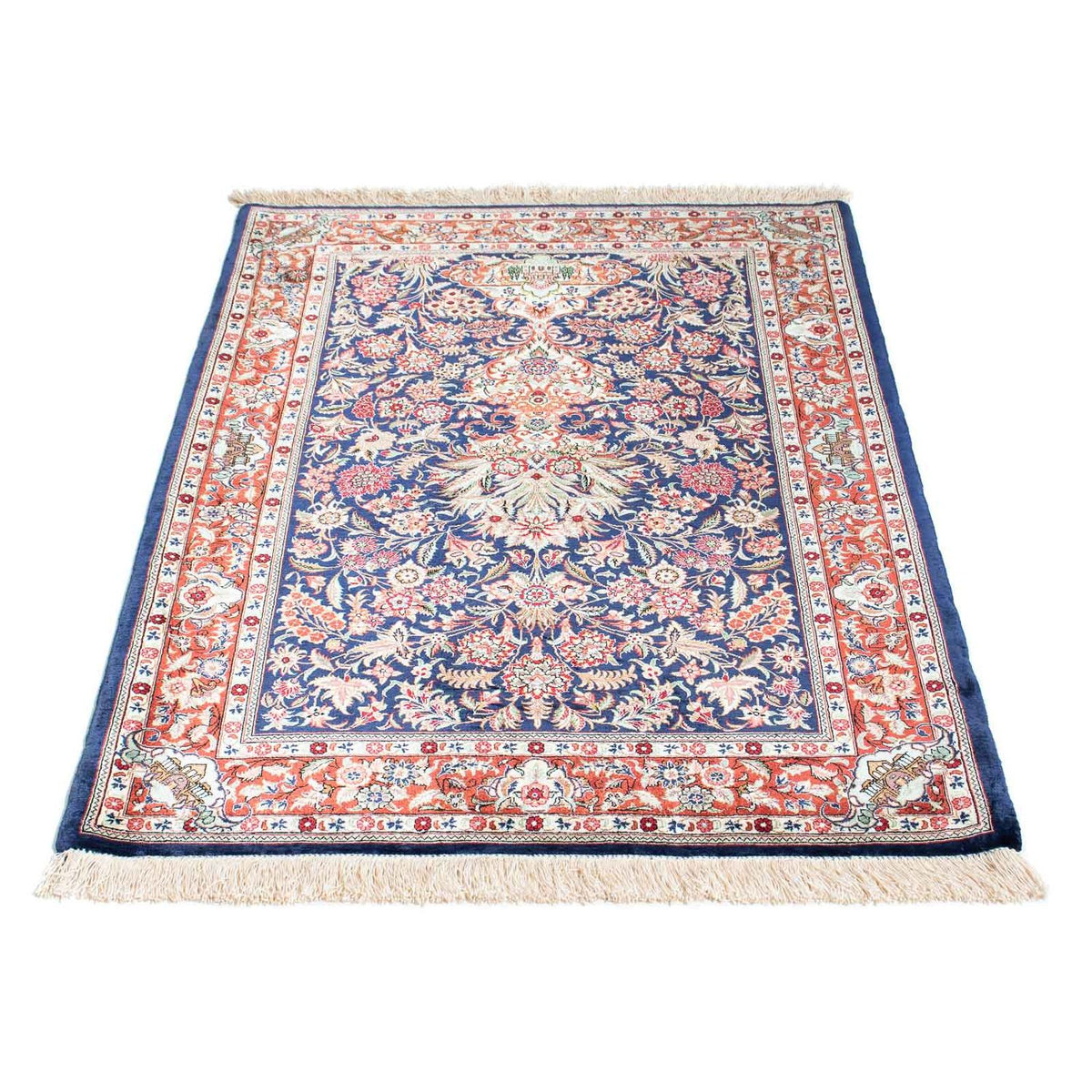 Perser Rug - Ghom - 118 x 80 cm - dark blue