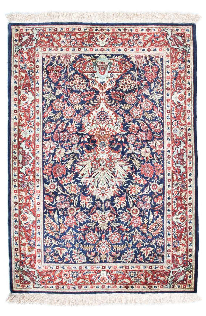 Perser Rug - Ghom - 121 x 84 cm - dark blue