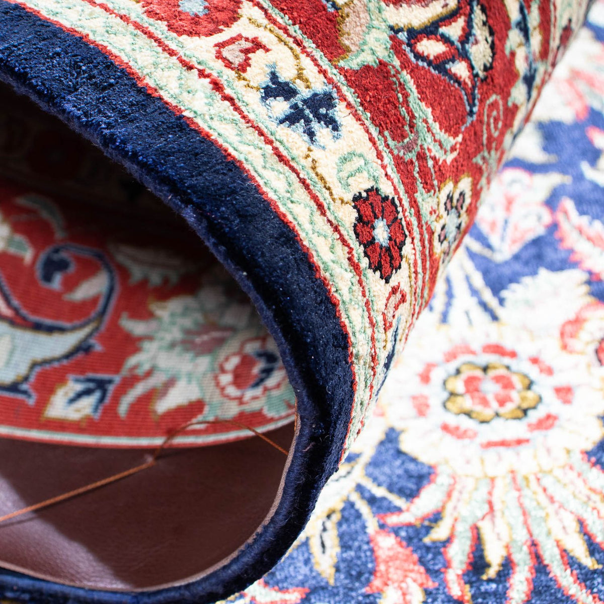 Perser Rug - Ghom - 121 x 84 cm - dark blue