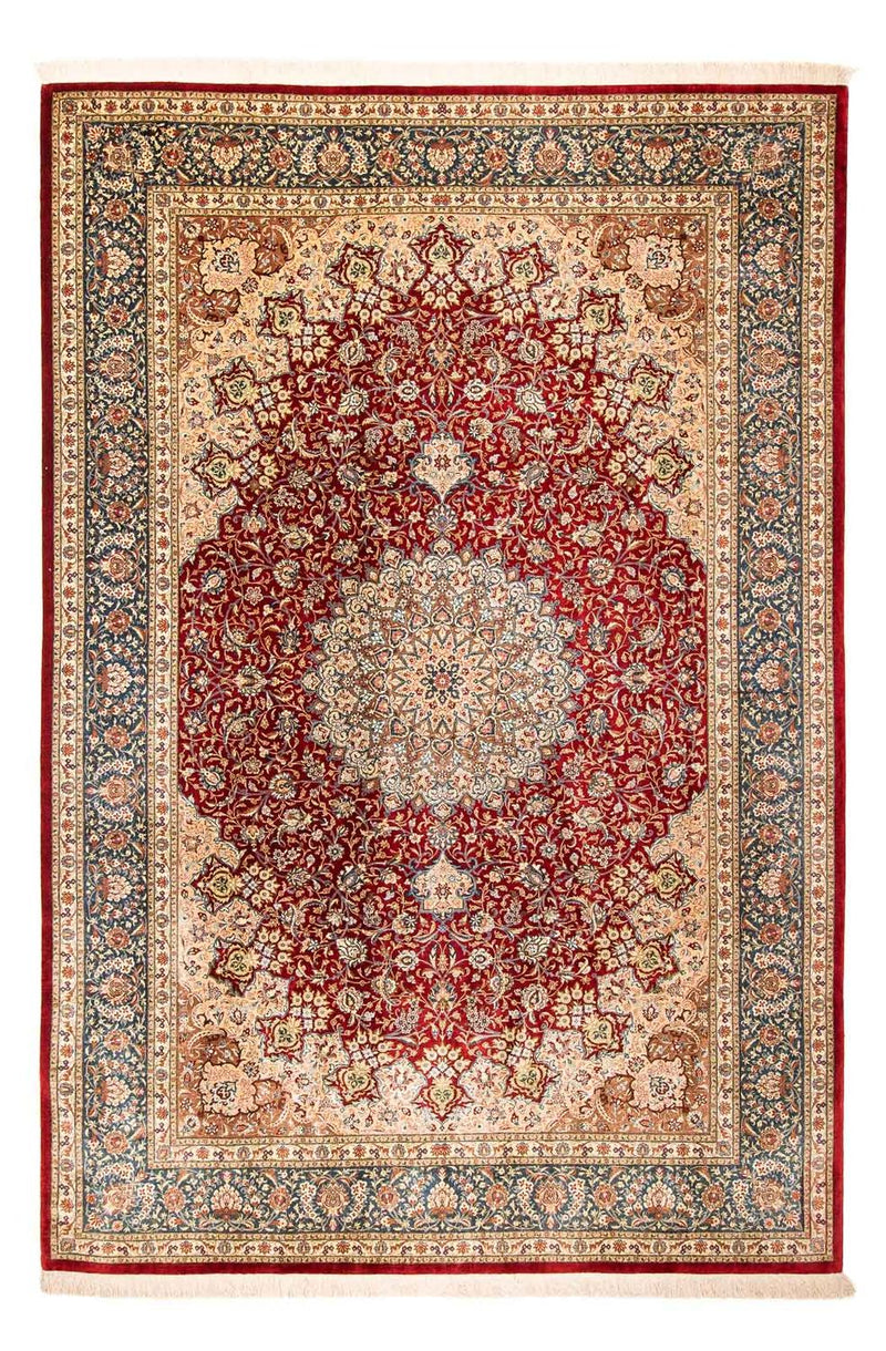 Perser Rug - Ghom - 296 x 198 cm - dark red