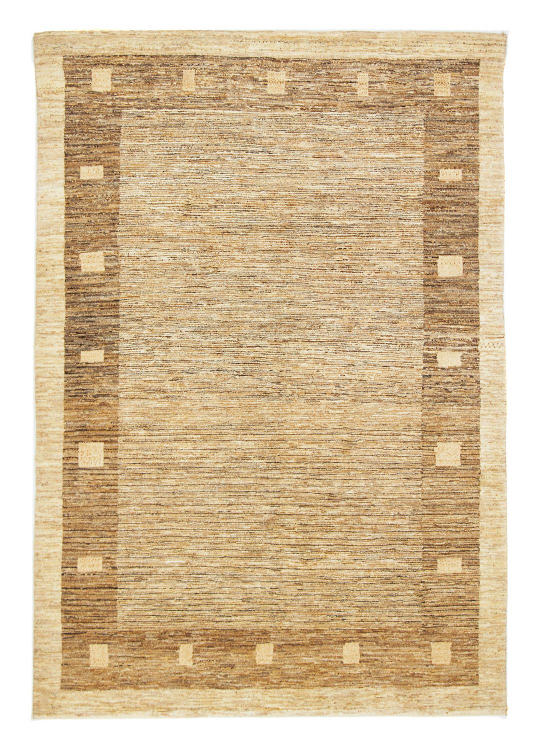 Gabbeh Rug - Loribaft Perser - 228 x 161 cm - light brown