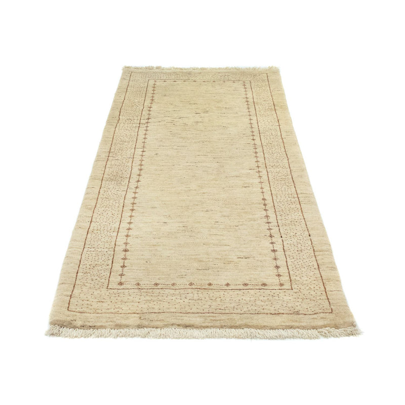 Runner Gabbeh Rug - Loribaft Perser - 185 x 85 cm - beige