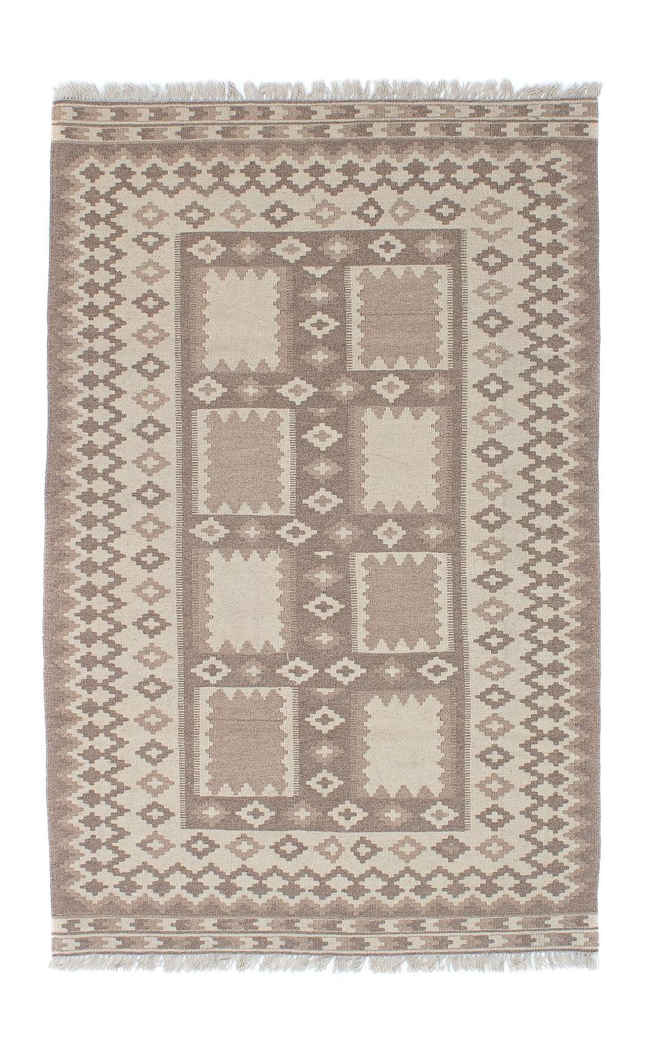 Kelim Rug - Oriental - 190 x 120 cm - light grey