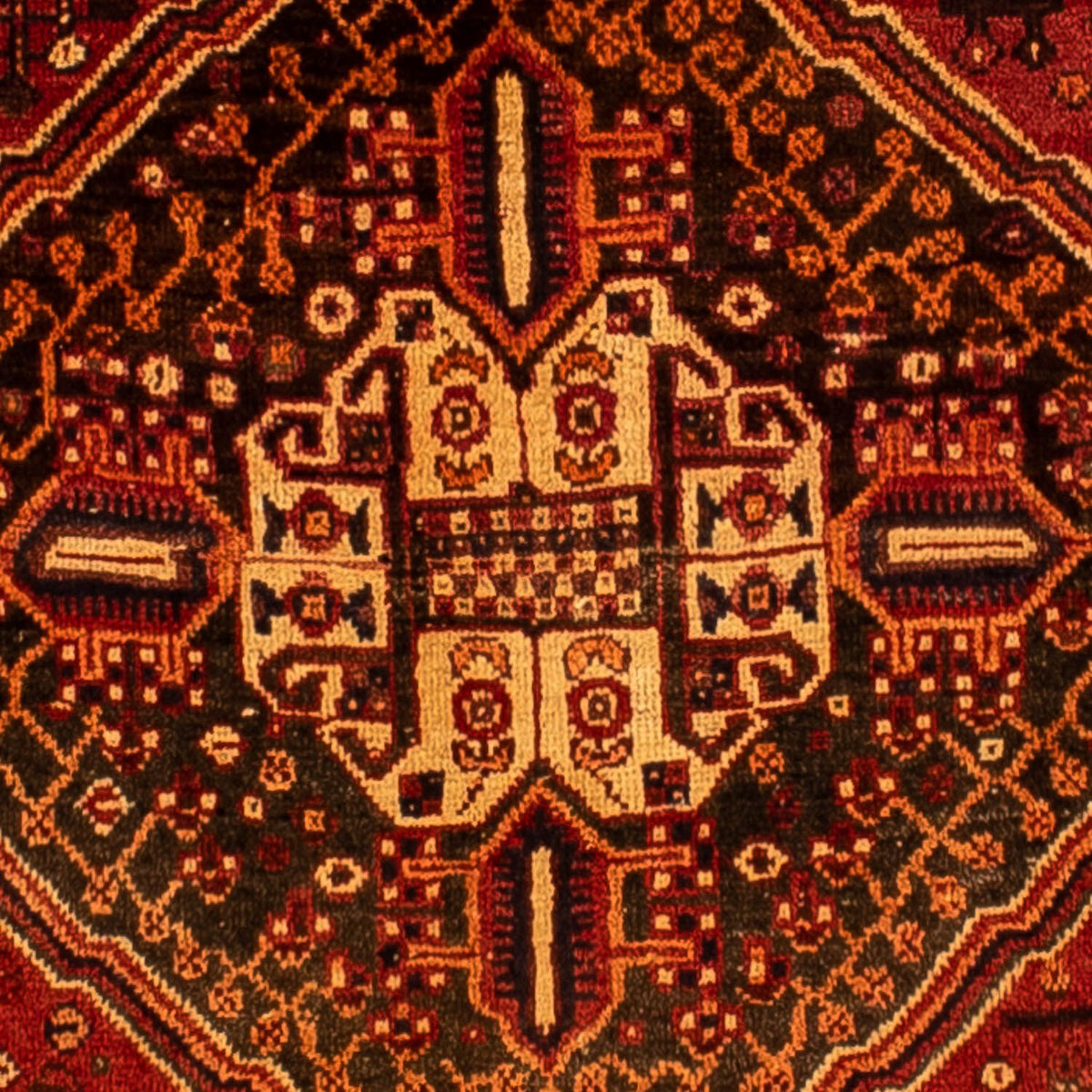 Perser Rug - Nomadic - 288 x 210 cm - dark red