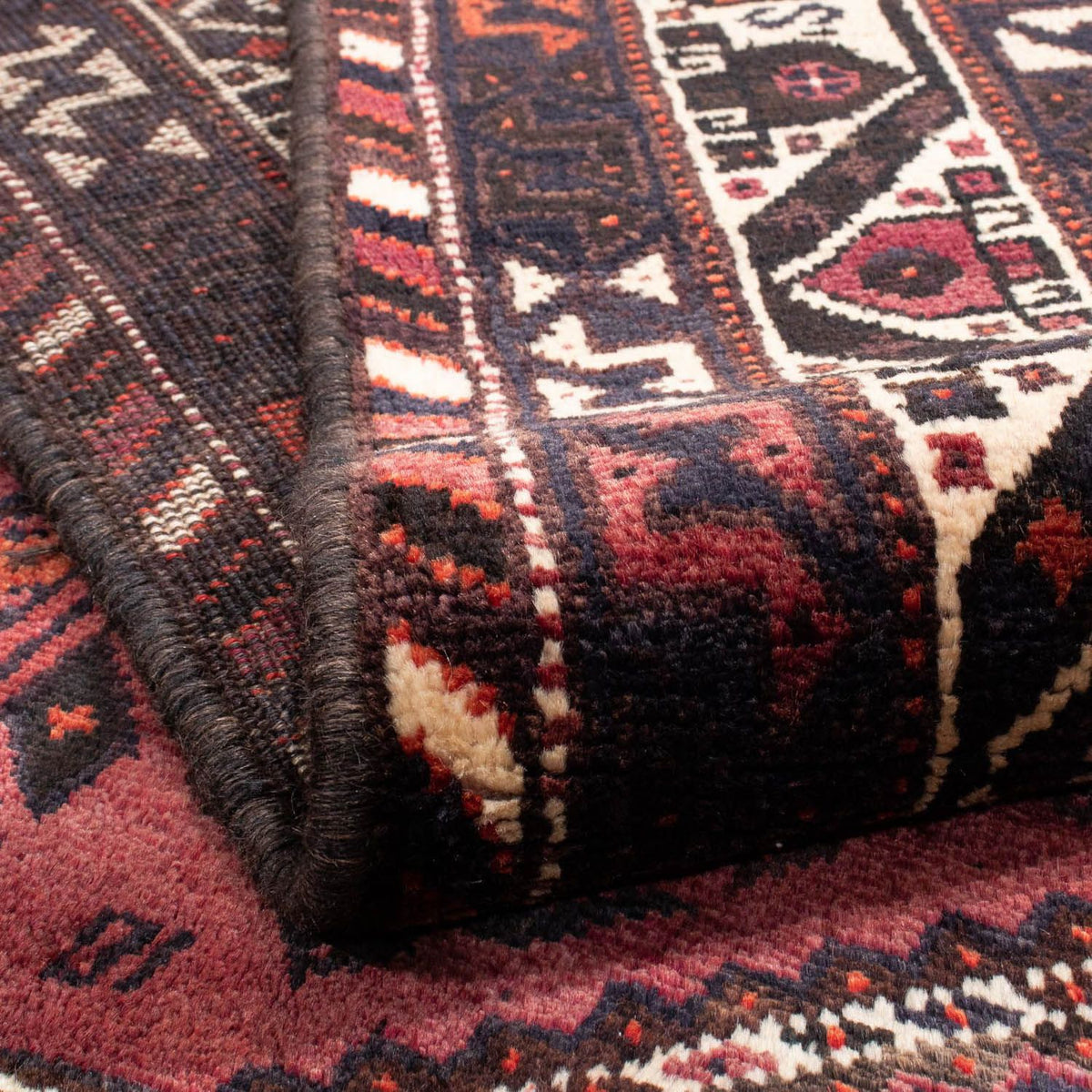 Perser Rug - Nomadic - 303 x 206 cm - dark red