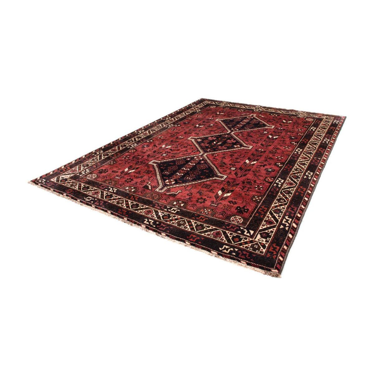 Perser Rug - Nomadic - 303 x 206 cm - dark red