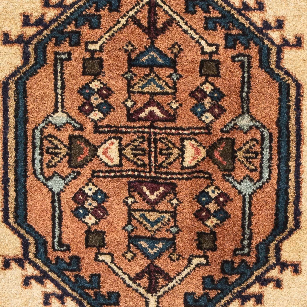 Perser Rug - Nomadic - 95 x 65 cm - light brown