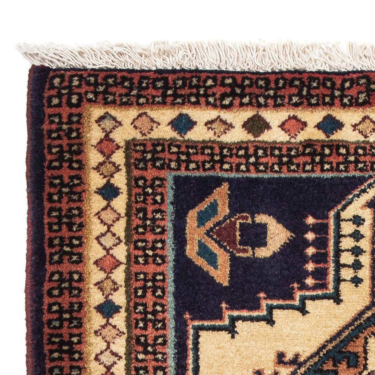 Perser Rug - Nomadic - 95 x 65 cm - light brown