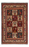 Bakhtiari Rug 103x150cm - Persian Rugs - Rectangle / Dark Blue / 103 x 150 cm Rectangle