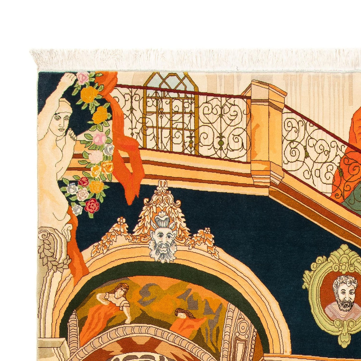 Tabriz - 50 Raj Rug 198x290cm - Persian Rugs