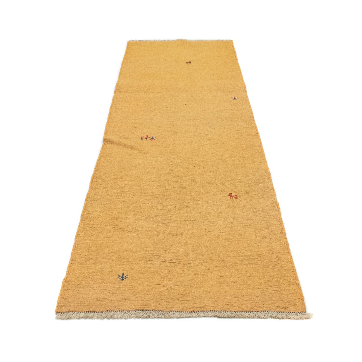 Runner Gabbeh Rug - Perser - 278 x 80 cm - gold