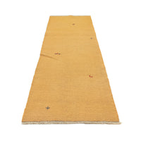 Runner Gabbeh Rug - Perser - 278 x 80 cm - gold