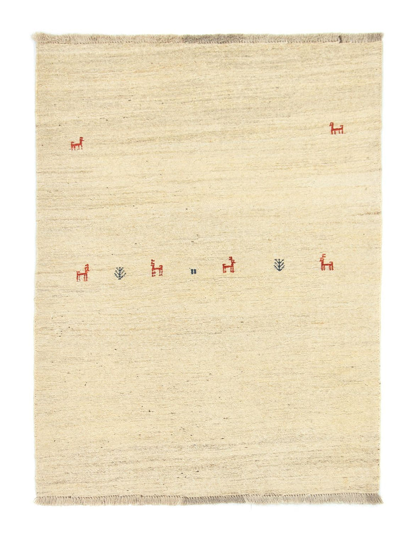 Gabbeh Rug - Perser - 138 x 105 cm - beige