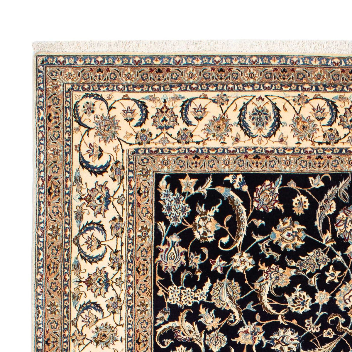 Perser Rug - Nain - Premium - 264 x 172 cm - dark blue