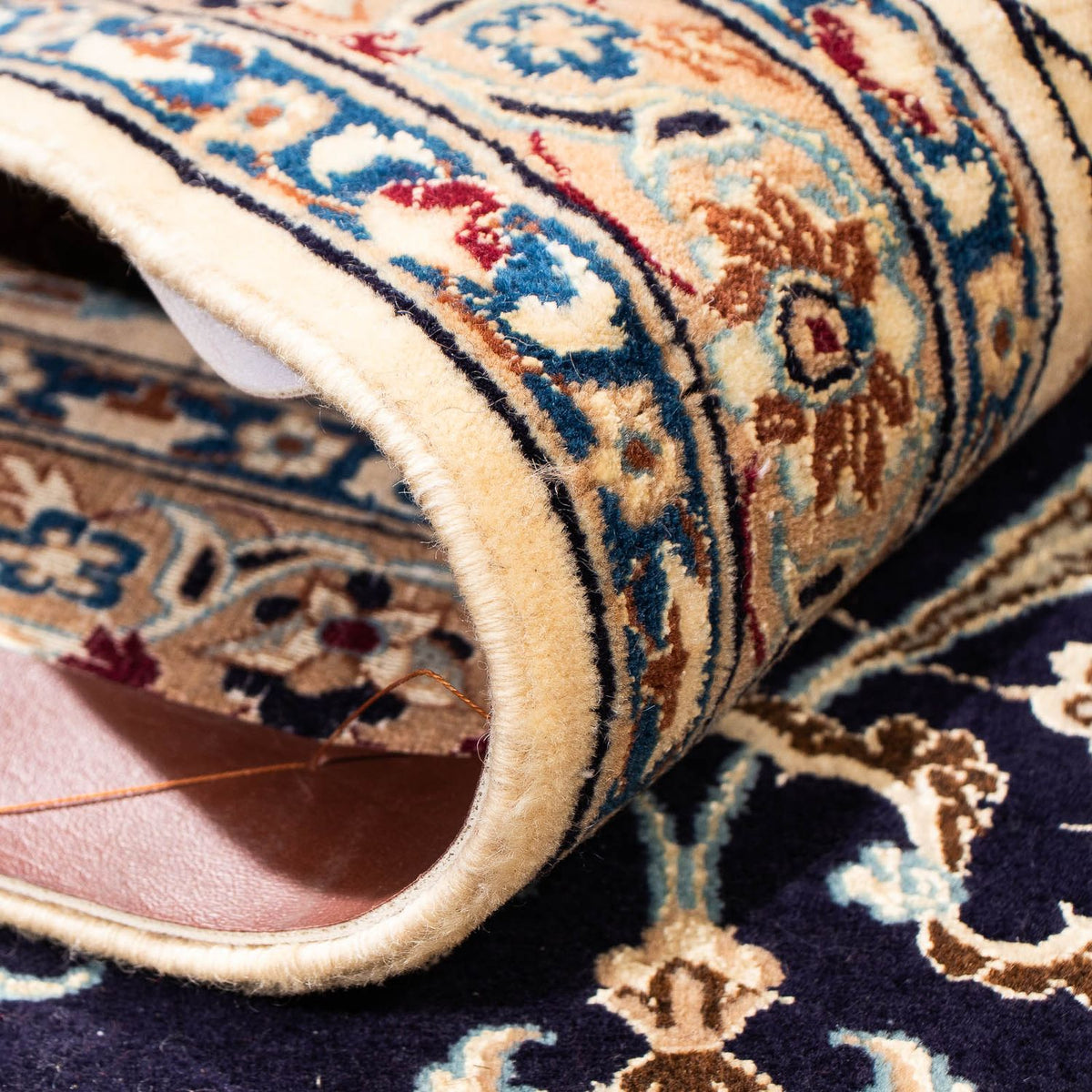 Perser Rug - Nain - Premium - 264 x 172 cm - dark blue