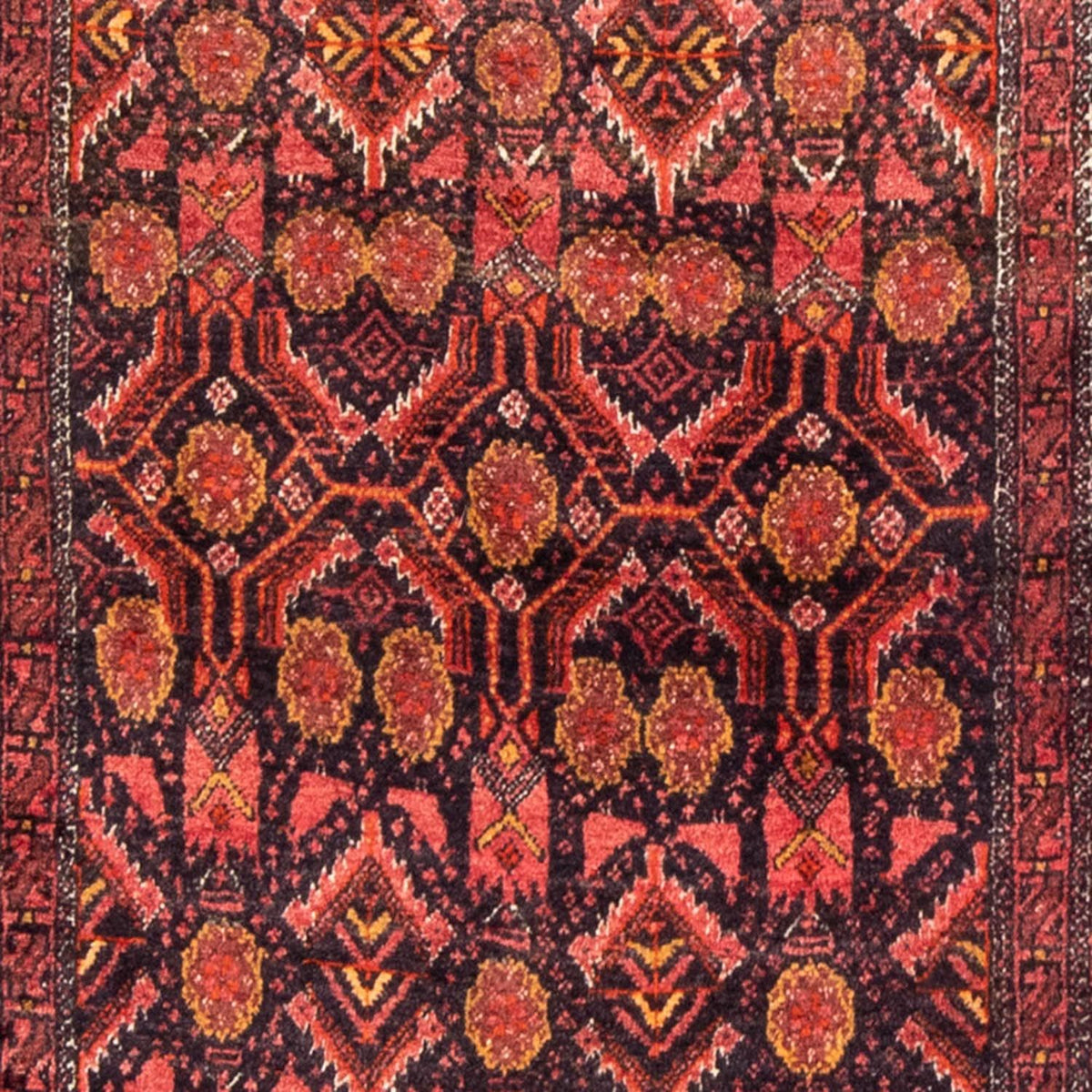 Runner Perser Rug - Nomadic - 202 x 95 cm - red