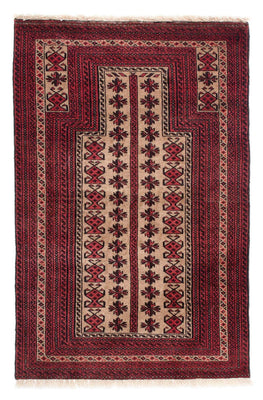 Perser Rug - Nomadic - 135 x 86 cm - dark red