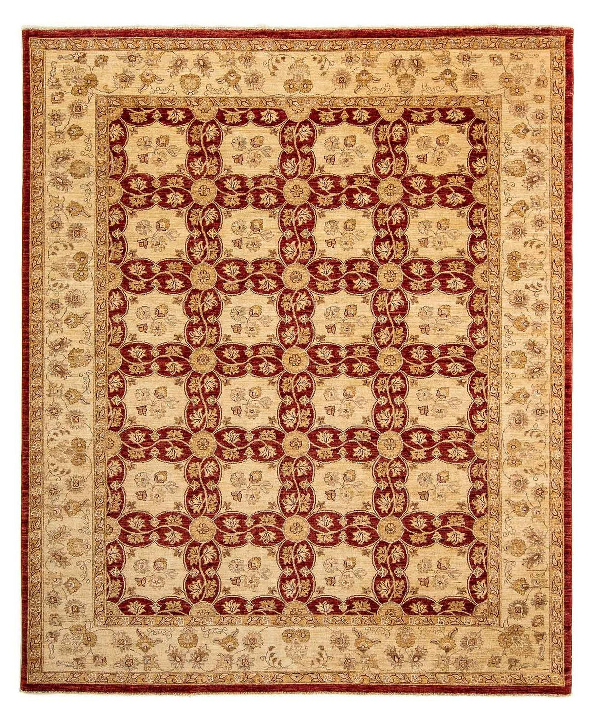 Ziegler Rug - 293 x 250 cm - dark red