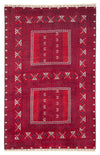 Turkaman Rug 157x233cm - Persian Rugs - Rectangle / Dark Red / 157 x 233 cm Rectangle