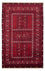 Turkaman Rug - 246 x 157 cm - dark red