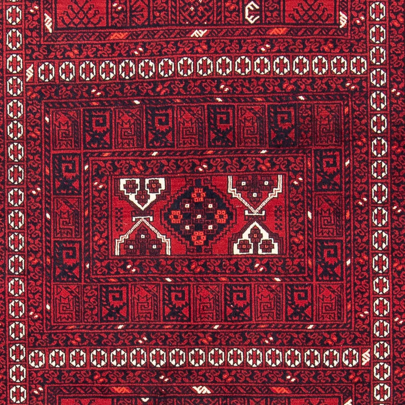 Turkaman Rug - 252 x 160 cm - dark red