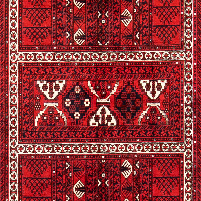 Turkaman Rug - 243 x 160 cm - dark red