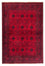 Afghan Rug - 230 x 171 cm - dark red
