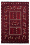 Turkaman Rug 160x240cm - Persian Rugs - Rectangle / Dark Red / 160 x 240 cm Rectangle