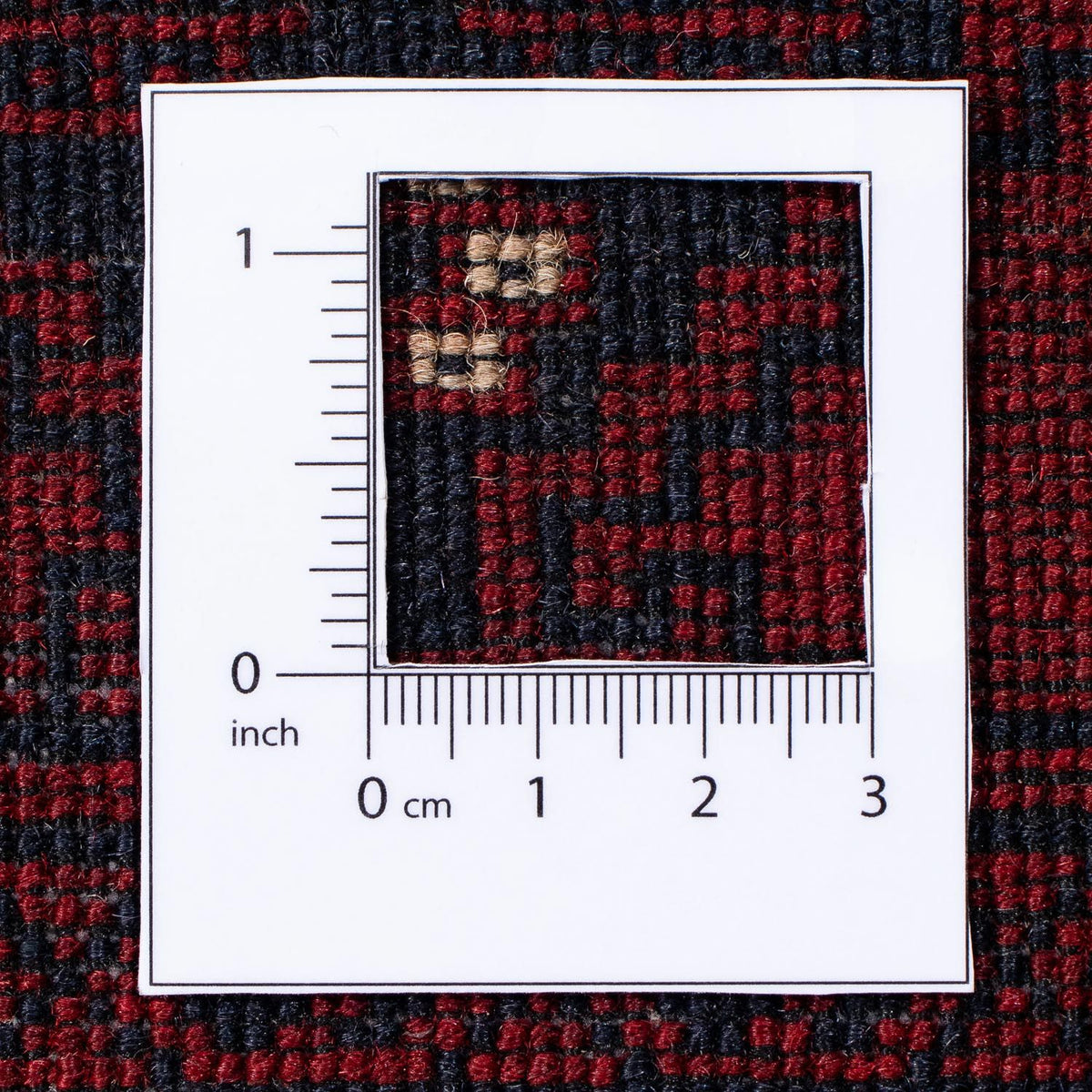 Turkaman Rug - 244 x 158 cm - dark red