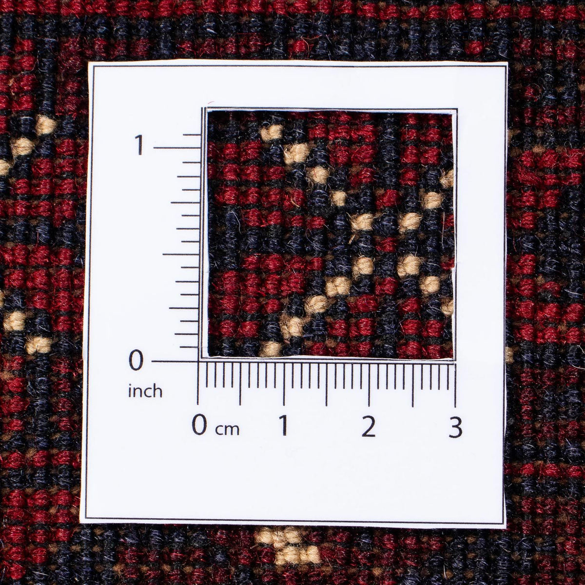 Turkaman Rug - 245 x 156 cm - dark red