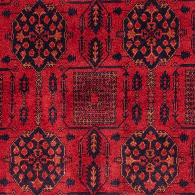Afghan Rug - Kunduz - 196 x 130 cm - red