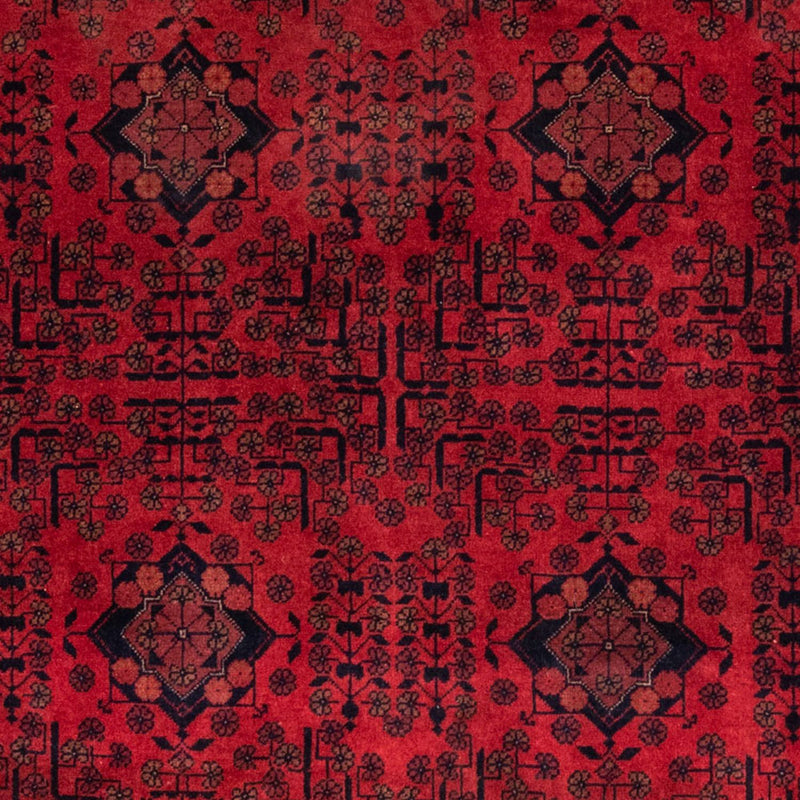 Afghan Rug - Kunduz - 200 x 130 cm - red
