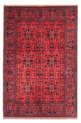 Afghan Rug - Kunduz - 190 x 130 cm - red
