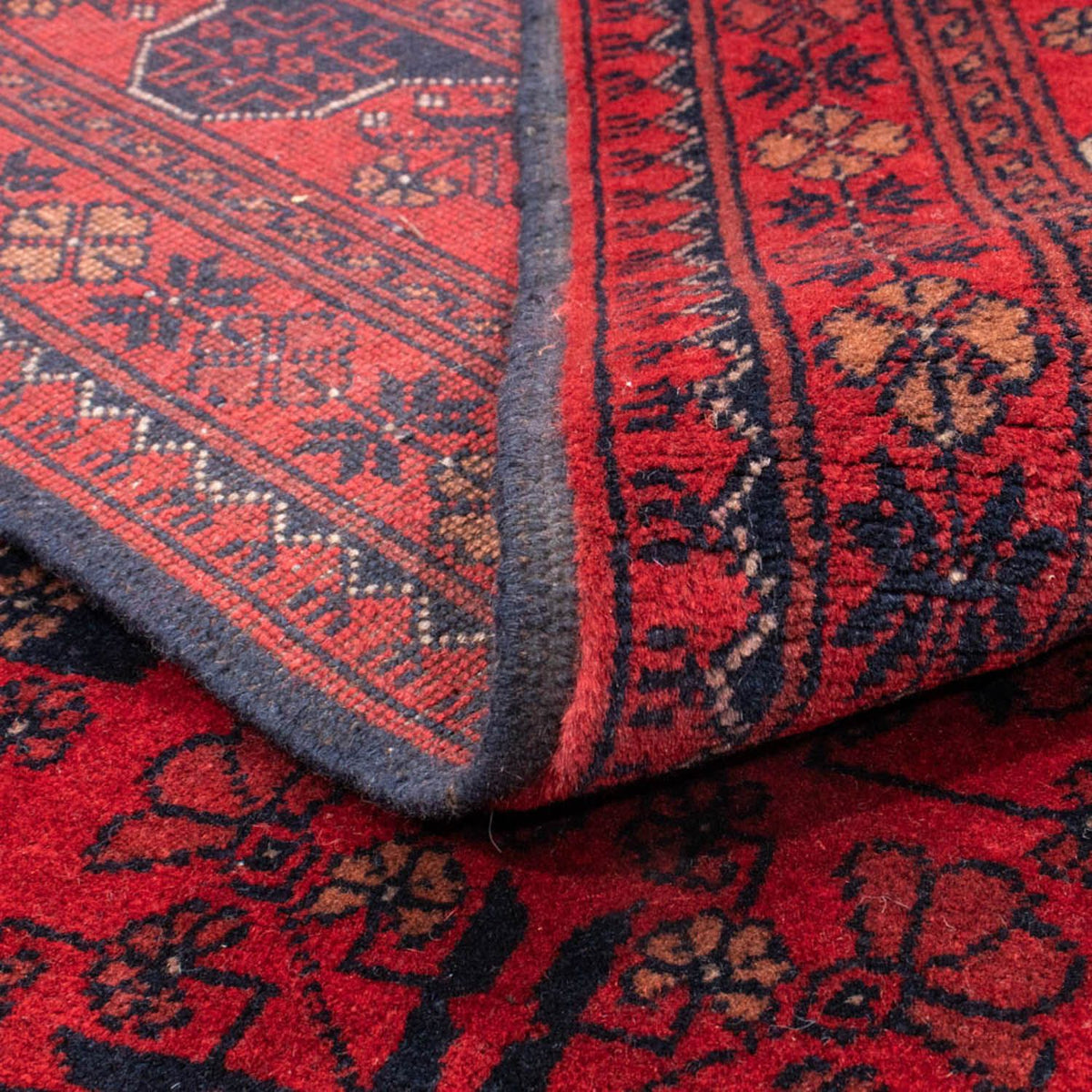 Afghan Rug - Kunduz - 188 x 129 cm - red