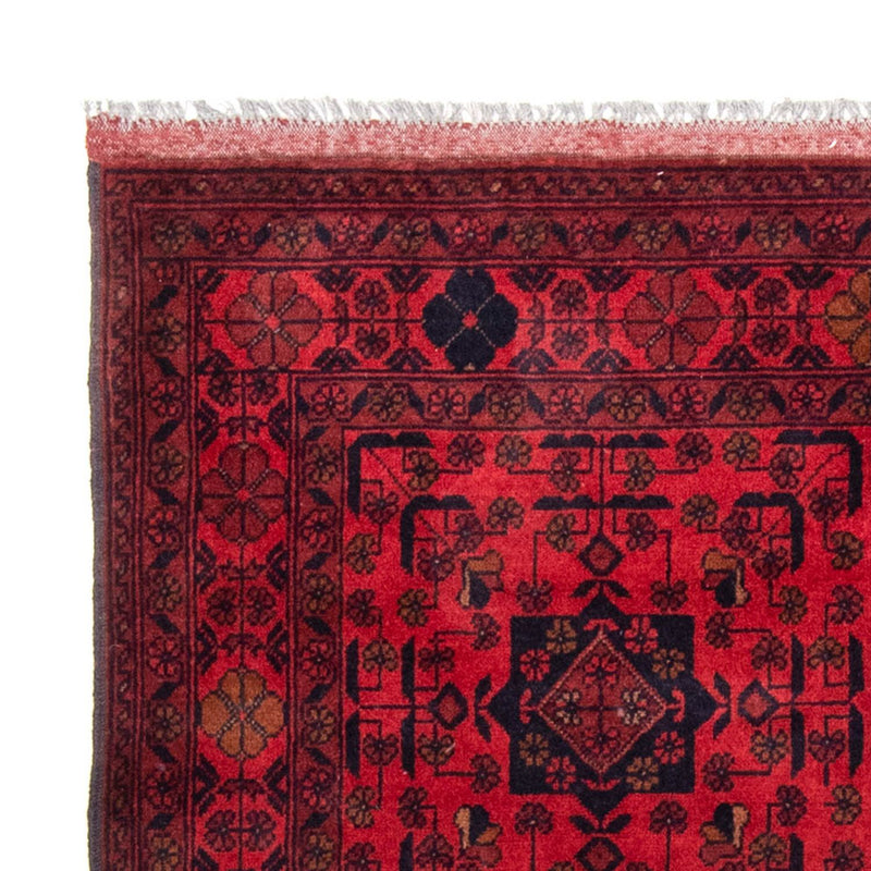 Afghan Rug - Kunduz - 190 x 128 cm - red