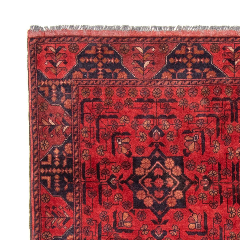 Afghan Rug - Kunduz - 193 x 129 cm - red
