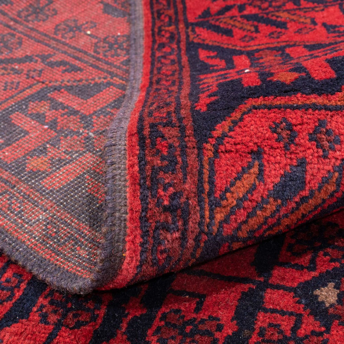 Afghan Rug - Kunduz - 186 x 126 cm - red