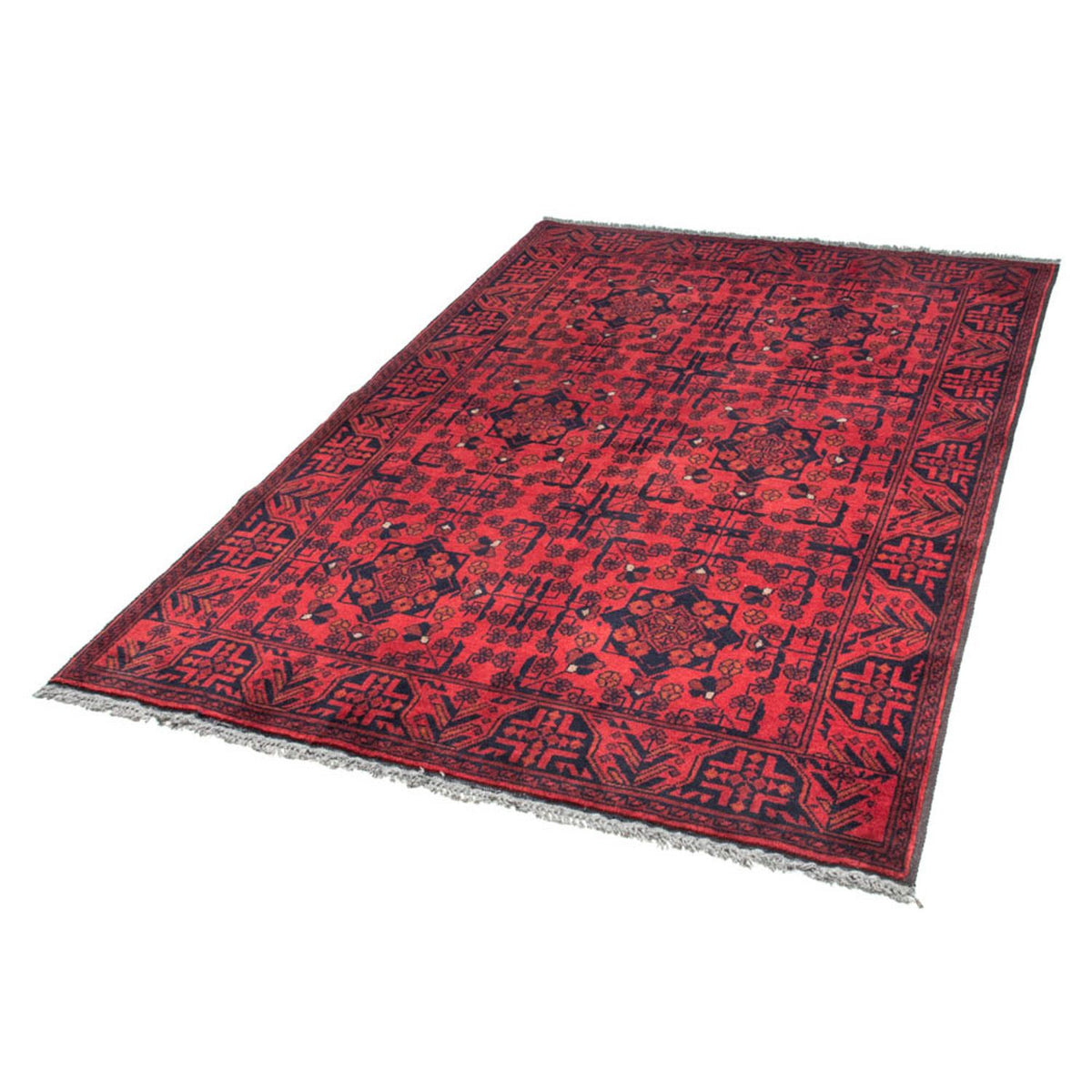 Afghan Rug - Kunduz - 186 x 126 cm - red