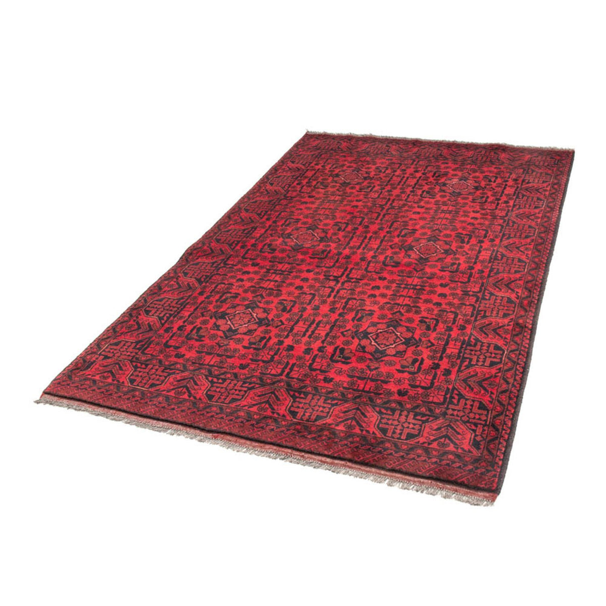 Afghan Rug - Kunduz - 187 x 122 cm - red
