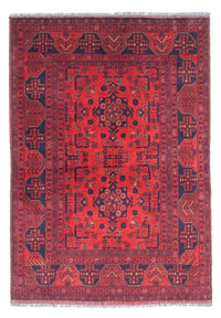 Afghan Rug - Kunduz - 151 x 103 cm - red