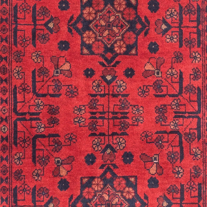 Afghan Rug - Kunduz - 151 x 103 cm - red