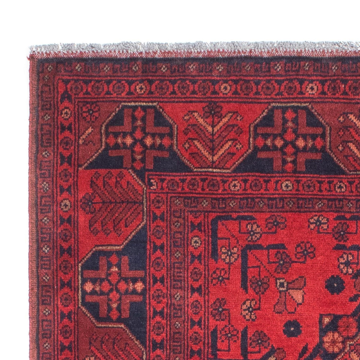 Afghan Rug - Kunduz - 151 x 103 cm - red