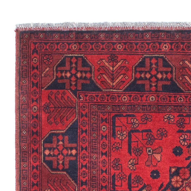 Afghan Rug - Kunduz - 151 x 103 cm - red