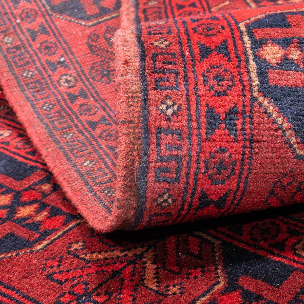 Afghan Rug - Kunduz - 151 x 103 cm - red