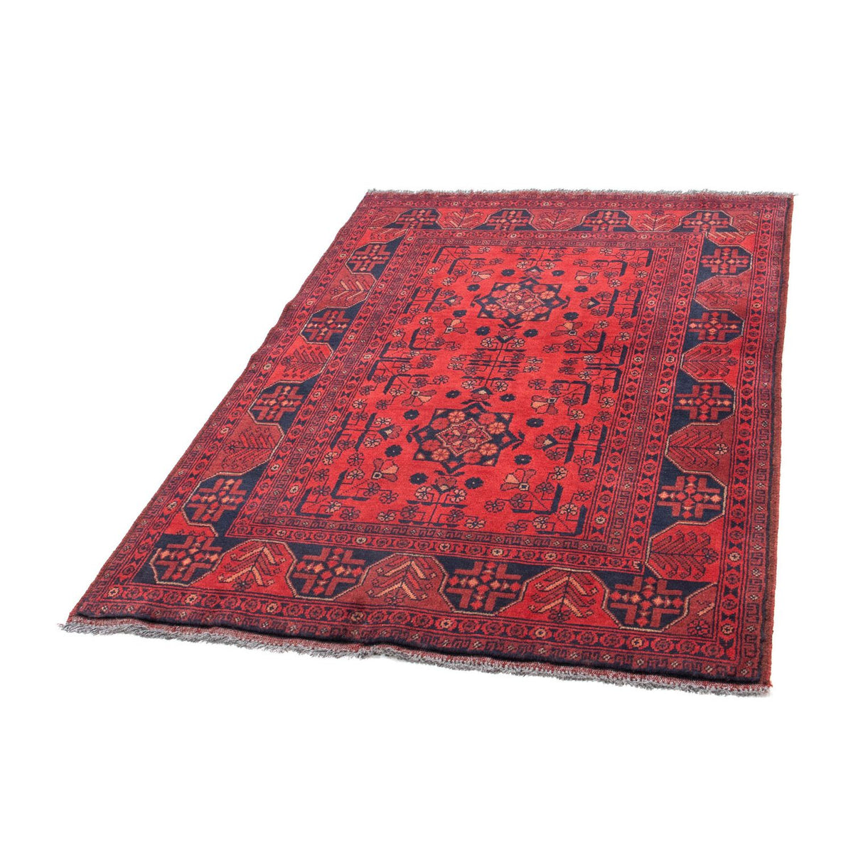 Afghan Rug - Kunduz - 151 x 103 cm - red