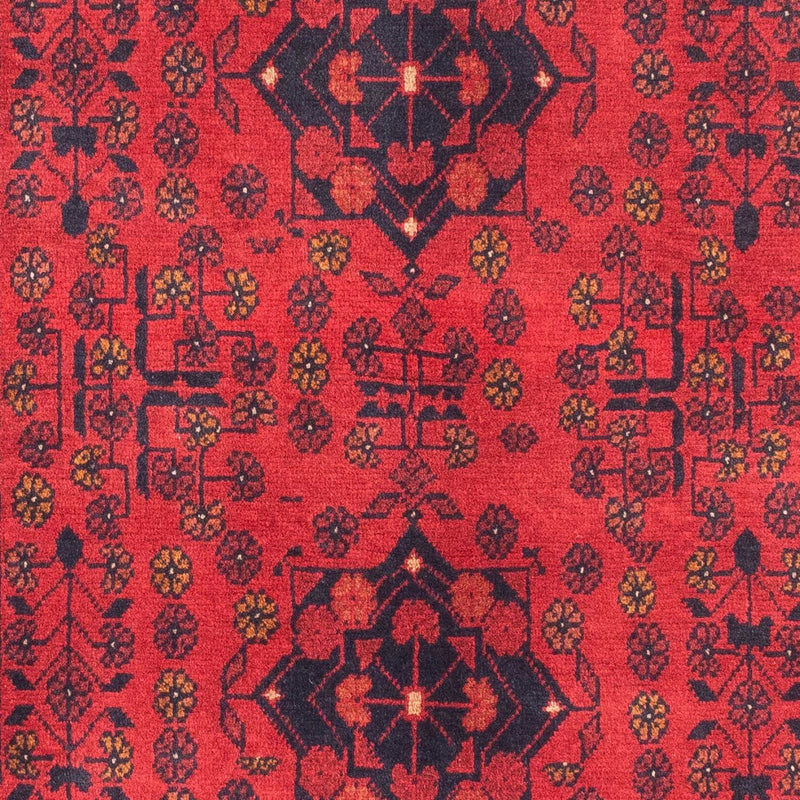 Afghan Rug - Kunduz - 145 x 103 cm - dark red