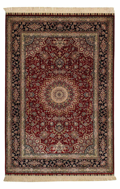 Chinese Silk Rug 122x183cm - Persian Rugs