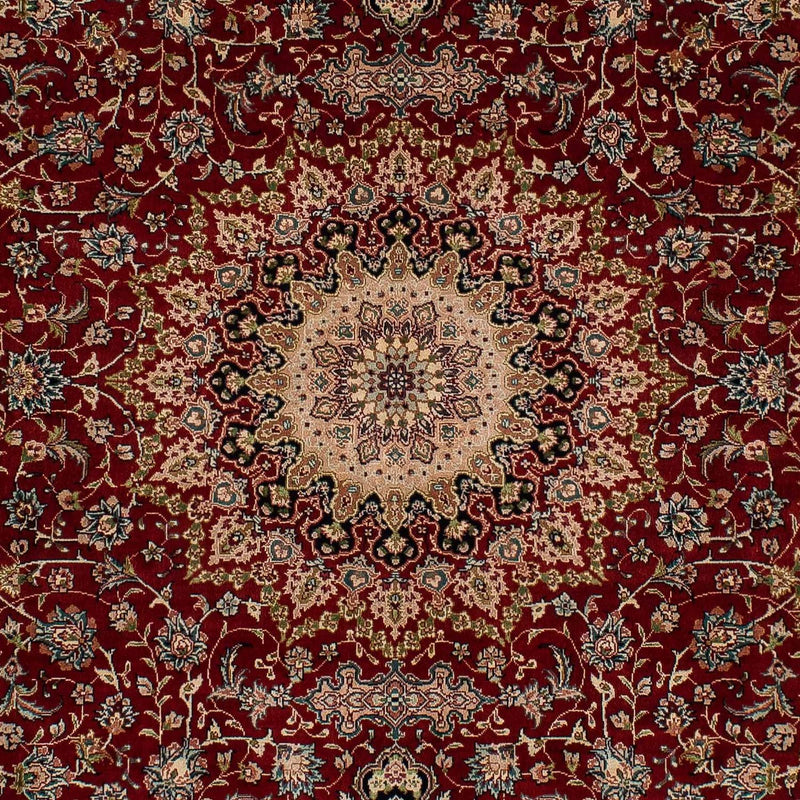 Silk Rug - Chinese Silk - 183 x 122 cm - dark red