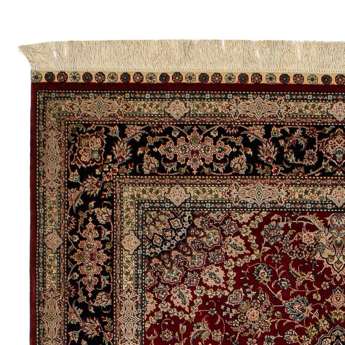 Chinese Silk Rug 122x183cm - Persian Rugs